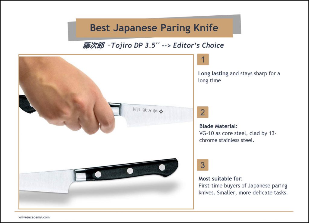 Tojiro DP 3.5 - Best Japanese paring knife