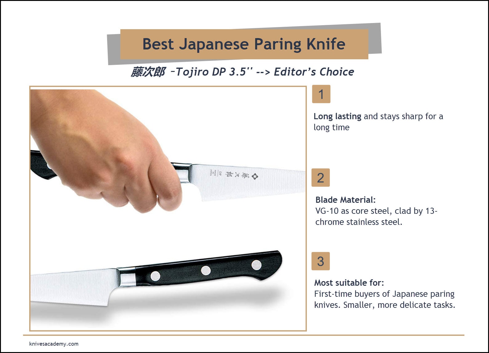 5 Best Japanese Paring Knives 2023 Reviews Knives Academy
