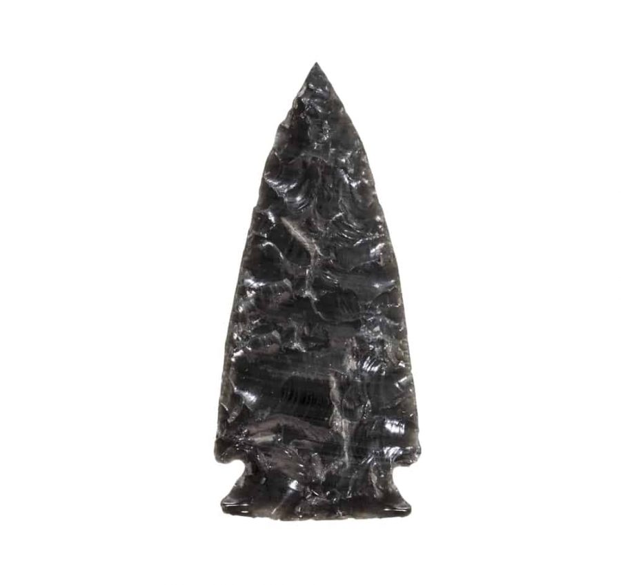 Obsidian Stone Vintage Arrowhead