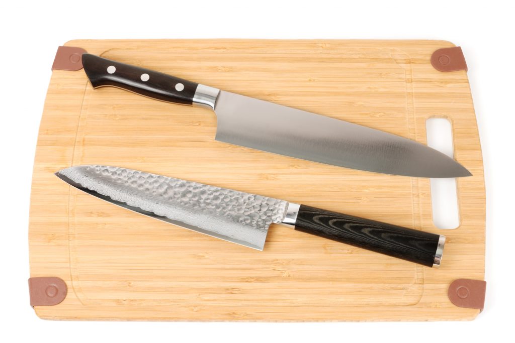 Two Knives On Cutting Board 1024x683 