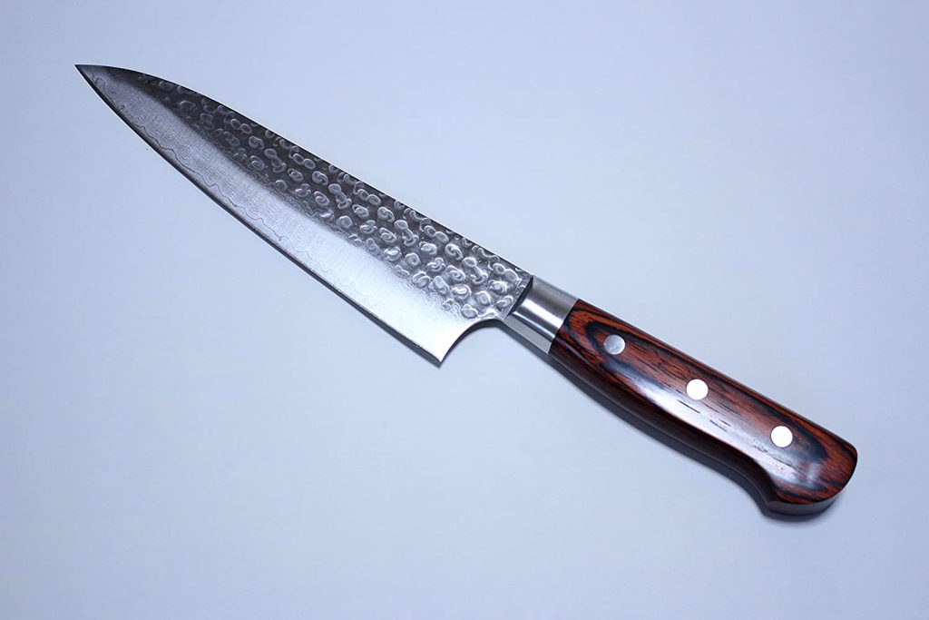 Sakai Takayuki Hammered Damascus Japanese Gyuto Chef Knife