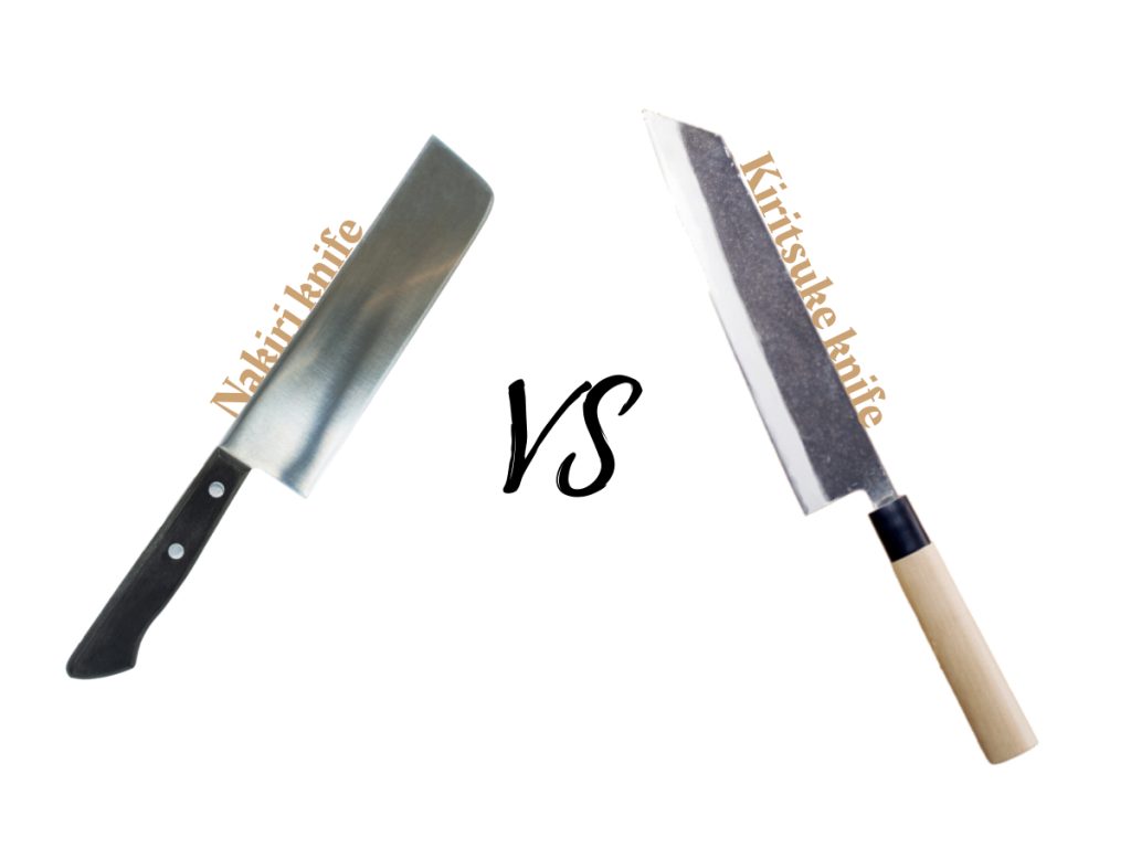 Nakiri knife VS Kiritsuke Knife