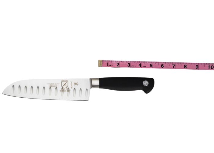 The Mercer, horizontal on a white background measured with a pink ruler at